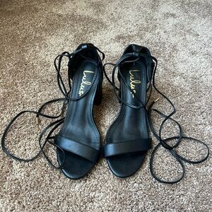 Lulu's Black Elegant Heels